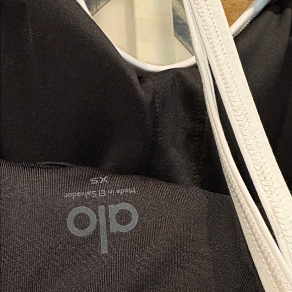 ALO Softsculpt Halter Tennis Dress Black / White XS NWT - Picture 7 of 10